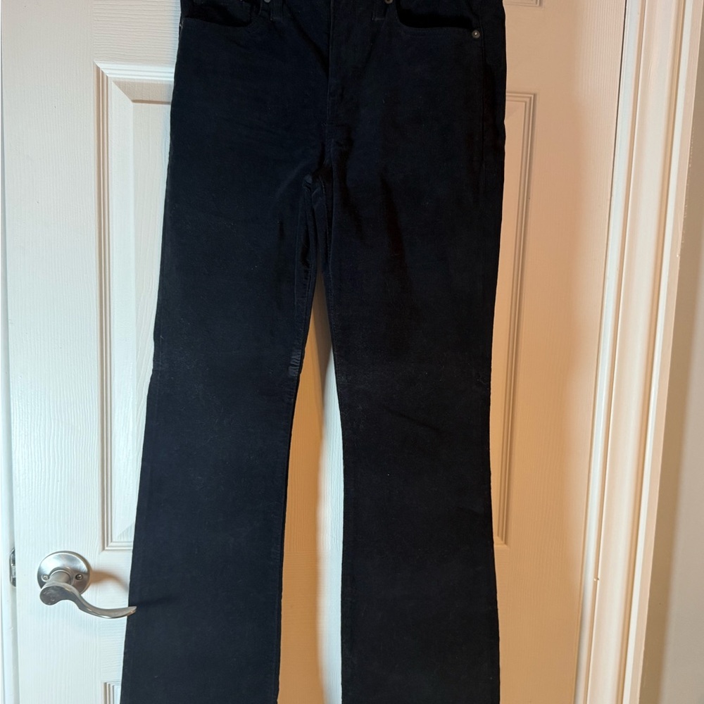 GAP Women's Black Velvet Jeans NWOT
